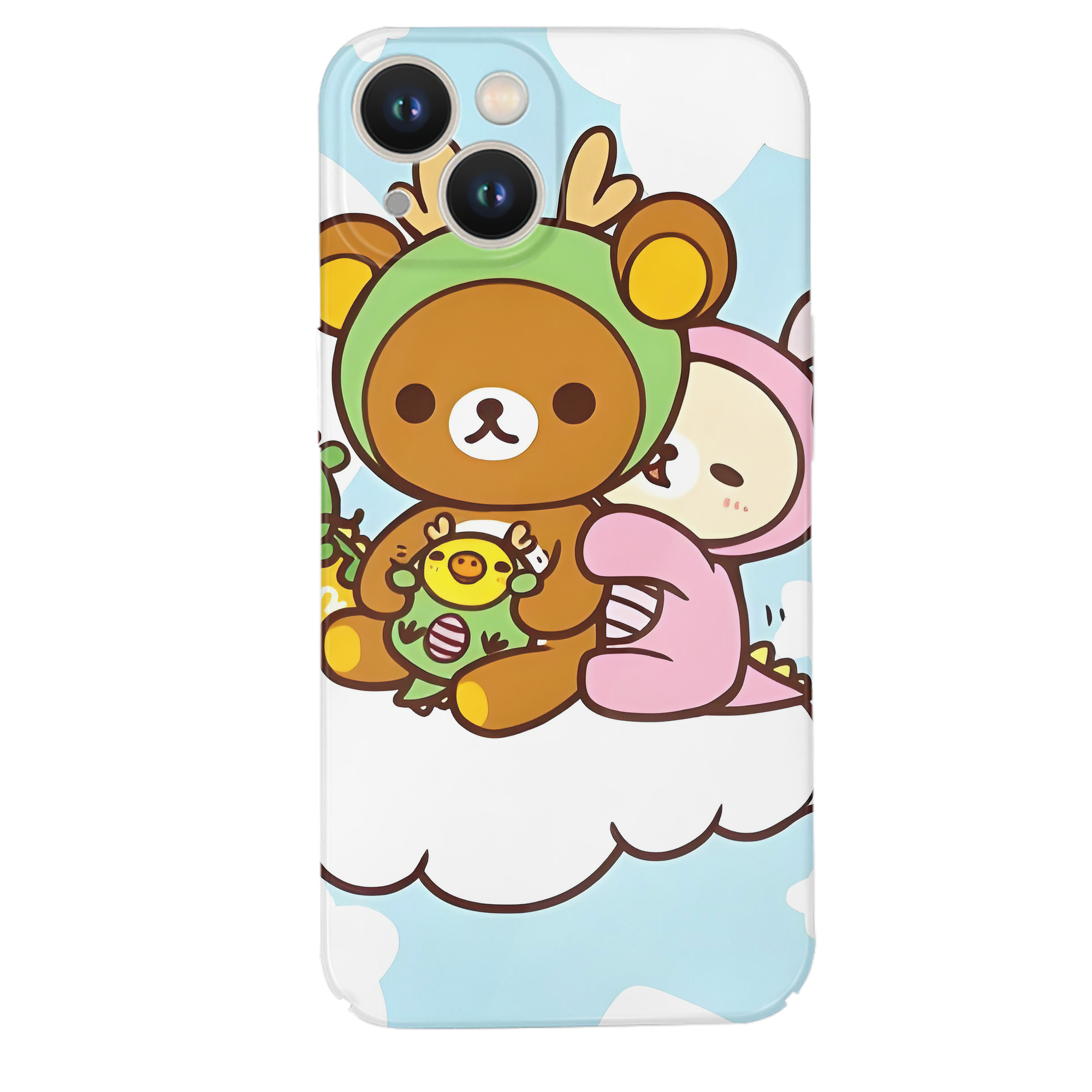 （画像用） リラックマ リラックマ キイロイトリ Rilakkuma Korilakkuma Kiiroitori 【iPhone 14シリーズ対応】ハードケース